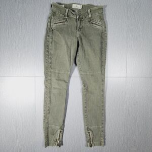 LUCKY BRAND Brooke Skinny Green Jeans Womens Size 0/25